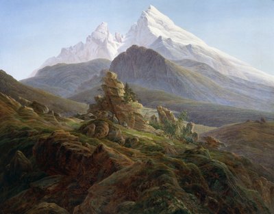 Watzmann (कैनवास पर तेल) द्वारा Caspar David Friedrich