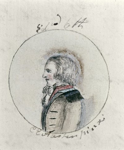 एडवर्ड VI (1537-53), c.1790 (कागज पर कलम और स्याही और wc) द्वारा कैसंड्रा ऑस्टिन