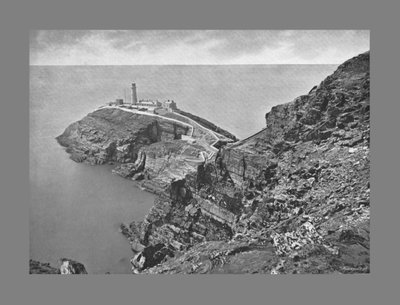 साउथ स्टैक लाइटहाउस, होलीहेड, c1900 द्वारा कैथल और प्रिचर्ड