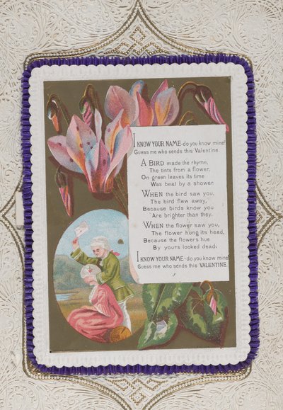 वेलेंटाइन, 1874। द्वारा कैथरीन ग्रीनवे
