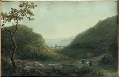 1820 से पहले बंगोर, ग्विनेड, नॉर्थ वेल्स के पास पेन्हरिन कैसल द्वारा कैथरीन मारिया बूरी