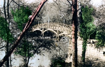 नूनहम कर्टेन, ऑक्सफोर्डशायर, 1926 में टेम्स नदी पर पुल। द्वारा कैवेंडर लिमिटेड