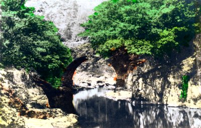 बेतविस-वाई-कोएड, ग्विनेड, 1926 में रोमन पुल। द्वारा कैवेंडर लिमिटेड