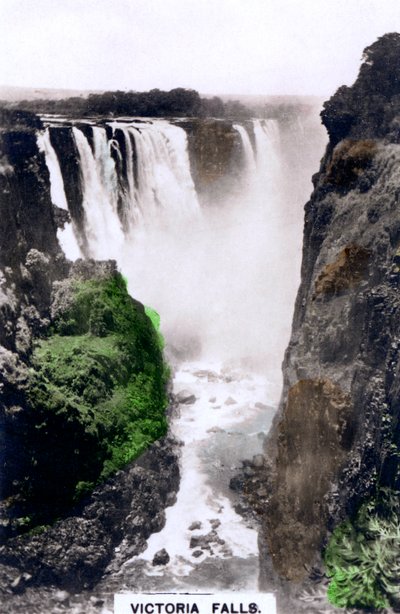 विक्टोरिया फॉल्स, अफ्रीका, c1920s। द्वारा कैवेंडर लिमिटेड