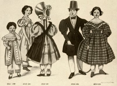 1820-1840, 1907, 1937 तक के बच्चे। द्वारा सेसिल डब्ल्यू ट्राउट