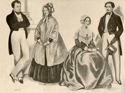 1836-1847, 1907, 1937 से वस्त्र। द्वारा सेसिल डब्ल्यू ट्राउट
