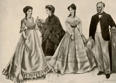 1860-1870, 1907, 1937 से वस्त्र। द्वारा सेसिल डब्ल्यू ट्राउट