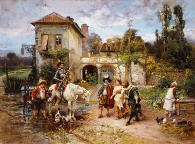 डॉन क्विक्सोटे, द्वारा Cesare Auguste Detti