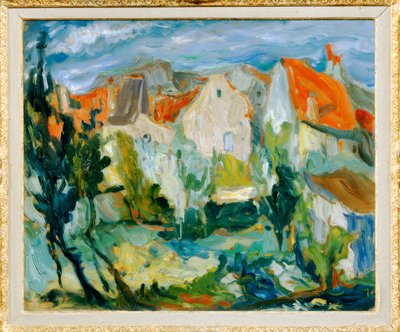 Cagnes में लैंडस्केप द्वारा Chaim Soutine