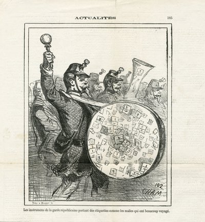 ले चरिवारी में चाम का चित्रण (1819-1879) द्वारा Amedee de Noe (चाम)
