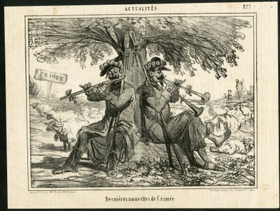 द चरिवारी में चाम (1819-1879) का चित्रण - नवीनतम क्रीमियन समाचार - युद्ध, संगीत, क्रीमी (अपराध युद्ध) द्वारा Amedee de Noe (चाम)