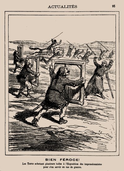 क्रूर! प्रभाववादी प्रदर्शनी..., 1877 में तुर्क कई काम खरीद रहे हैं। द्वारा चाम
