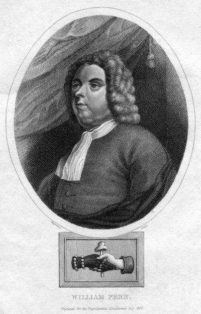 विलियम पेन ने पेंसिल्वेनिया प्रांत की स्थापना की, 1823 द्वारा चैपमैन और सह