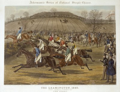 द लीमिंगटन, 20 अक्टूबर 1840: द स्टार्ट (कलर लिथो) द्वारा चार्ल्स हंट