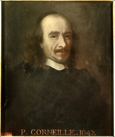पियरे कॉर्नेल का पोर्ट्रेट (1606-1684) फ्रांसीसी नाटकीय कवि। चार्ल्स लेब्रन (ले ब्रून) (1619-1690) द्वारा बेनामी पेंटिंग। वर्साय, वर्साय और ट्रायोन के महल। द्वारा चार्ल्स (बाद में) ले ब्रून