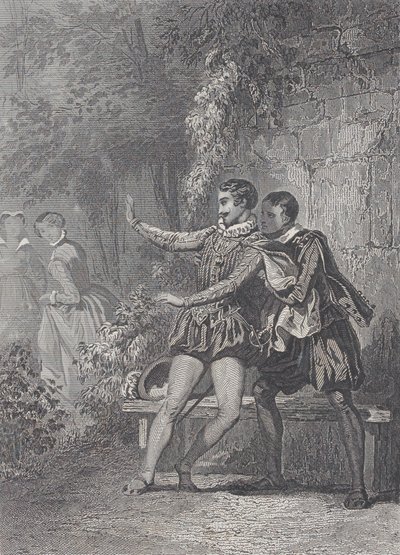द लेडी ऑफ मोनसोरो ला डेम डे मोनसोरो, 1830-73। द्वारा चार्ल्स एमी कॉलिन