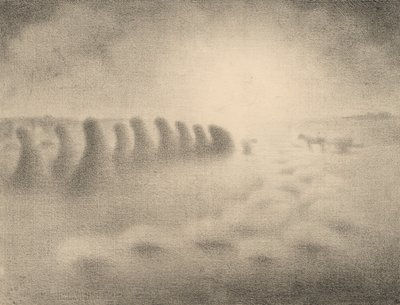 हार्वेस्ट का अंत, 1890। द्वारा चार्ल्स एनग्रैंड