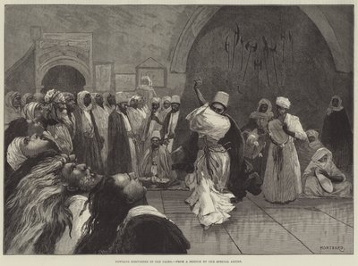ओल्ड काहिरा में होलिंग डर्वाश द्वारा चार्ल्स अगस्टे लोय