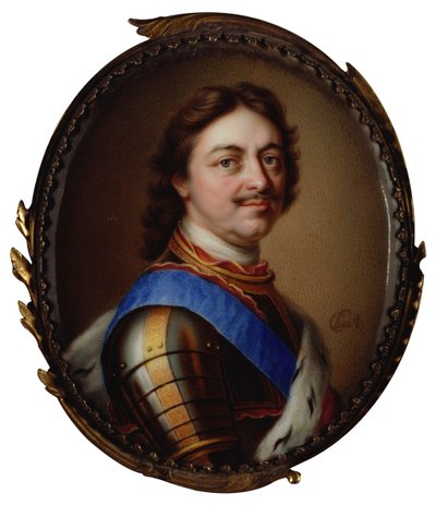 सम्राट पीटर I महान 1672-1725, 1717 का चित्र। द्वारा चार्ल्स बोइट