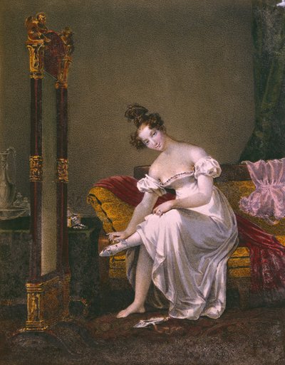 द नेगलिज, c.1830 द्वारा बोइस्ट्रीमोंट के बाद चार्ल्स बुलैंगर डी