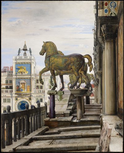 सैन मार्को का कांस्य घोड़े, वेनिस, 1876 द्वारा Charles Caryl Coleman