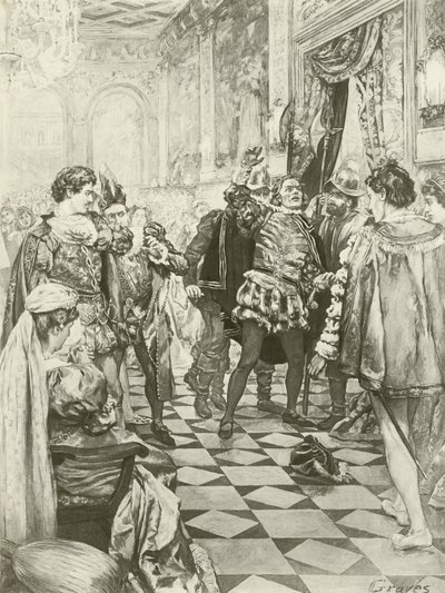 Rigoletto, अधिनियम I दृश्य (gravure) द्वारा चार्ल्स डी। ग्रेव्स