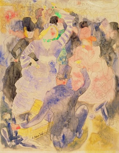 ज़ोलस नाना के लिए ड्राइंग, 1915-16 द्वारा चार्ल्स डेमथ