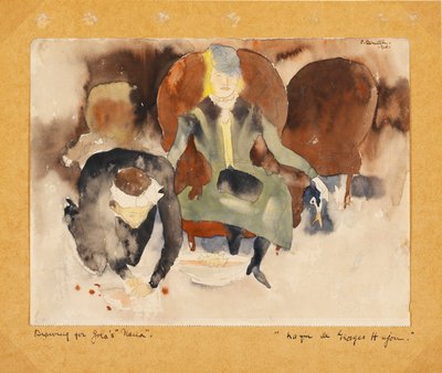 ज़ोलस नाना, 1910 (कागज पर wc) द्वारा चार्ल्स डेमथ