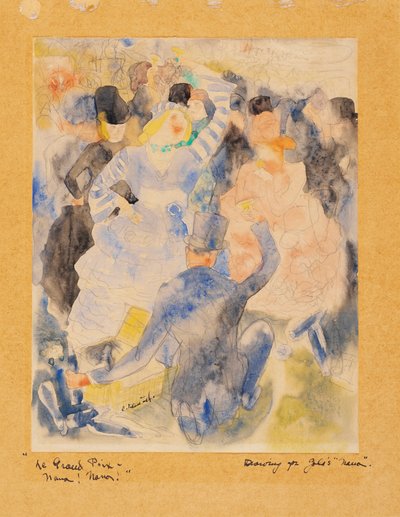 ज़ोलस नाना, 1915-16 (कागज पर wc) द्वारा चार्ल्स डेमथ