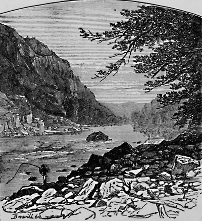 द लोअर केनोन, 1883 द्वारा चार्ल्स ईएच बोनविल