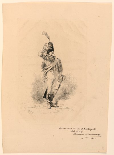सैन्य सलामी द्वारा Charles Edouard Armand-Dumaresq