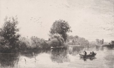 बोर्ड्स डे ला मार्ने, सीए। 1862. द्वारा चार्ल्स एमिले जेक