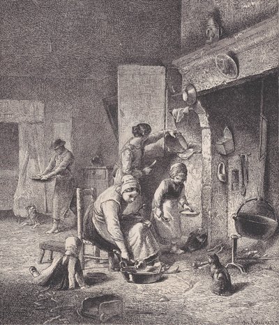 ग्रुएल, ले मैगासिन पिटोरेस्क से, सीए। 1852. द्वारा चार्ल्स एमिले जेक
