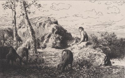 खर्चीला बेटा, सीए। 1868. द्वारा चार्ल्स एमिले जेक
