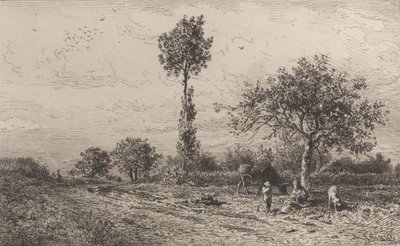 लैंडस्केप, 1864। द्वारा चार्ल्स एमिले जेक