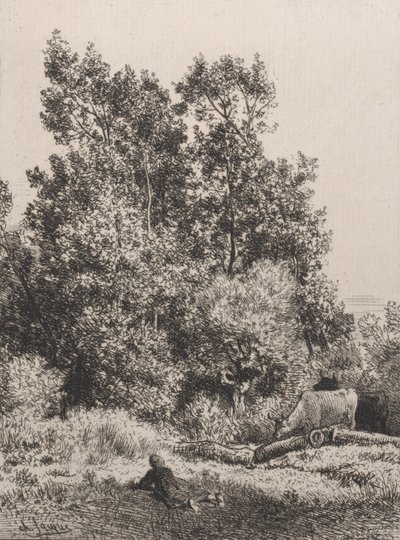 लैंडस्केप, 1864। द्वारा चार्ल्स एमिले जेक