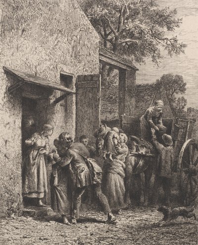 नए साल की सुबह, 1865। द्वारा चार्ल्स एमिले जेक