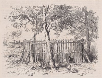 स्कूल पार्क, मैगासिन पित्तोरेस्क से, सीए। 1852. द्वारा चार्ल्स एमिले जेक