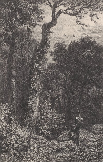 वुडकॉक की शूटिंग, 1864। द्वारा चार्ल्स एमिले जेक