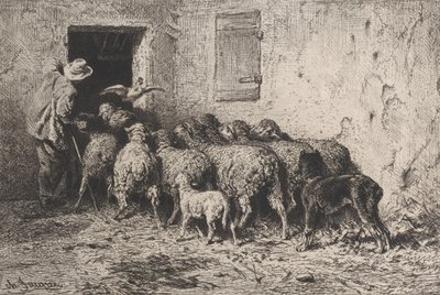 द रिटर्न, 1864। द्वारा चार्ल्स एमिले जेक