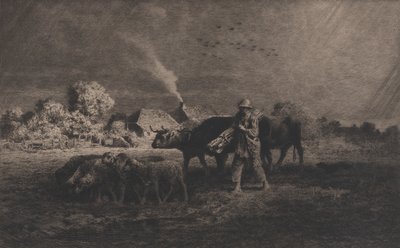 द स्टॉर्म, 1865। द्वारा चार्ल्स एमिले जेक