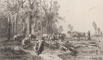 विंटर, 1864। द्वारा चार्ल्स एमिले जेक