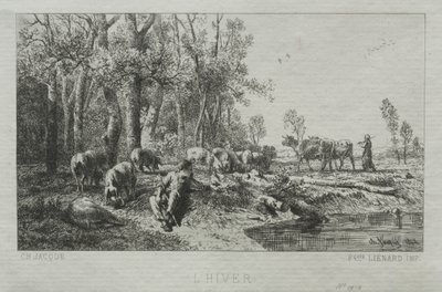 सर्दी, 1864। द्वारा चार्ल्स एमिले जेक