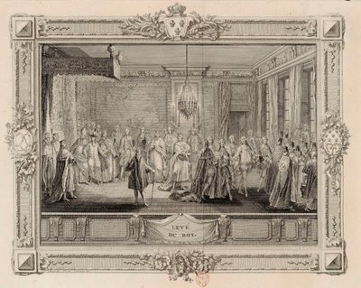 लेवे डु रॉय द लेवी ऑफ़ किंग लुई सोलहवें, 1774-1775। द्वारा चार्ल्स इमैनुएल पाटस