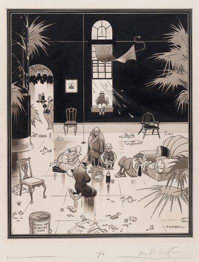 अमेरिका में क्लब लाइफ, द पिकनिकर्स, 1933 से पहले (कागज़ पर कलम और स्याही से धुलाई) द्वारा चार्ल्स फ़ोरबेल