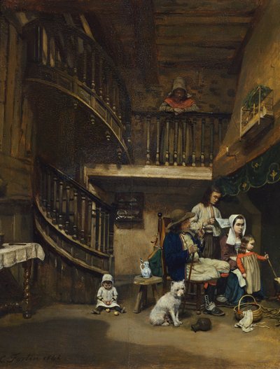 ब्रेटन परिवार, 1842 द्वारा चार्ल्स फोर्टिन