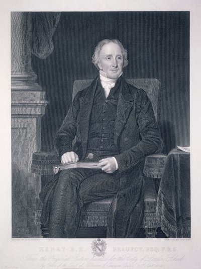 हेनरी बेंजामिन हनबरी ब्यूफॉय, c1848 द्वारा चार्ल्स फॉक्स