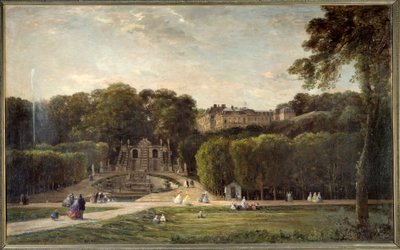 सेंट क्लाउड पार्क पेंटिंग चार्ल्स फ्रेंकोइस ड्यूबिनी द्वारा (1817-1878) 1865 सन। 1.24x2.01 मी। चालोंस सुर मार्ने, म्यूनिसिपल संग्रहालय द्वारा चार्ल्स फ्रेंकोइस डबगें
