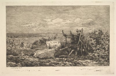 मोरवन की हार्वेस्ट स्मारिका, 1865। द्वारा चार्ल्स फ्रेंकोइस डबगें