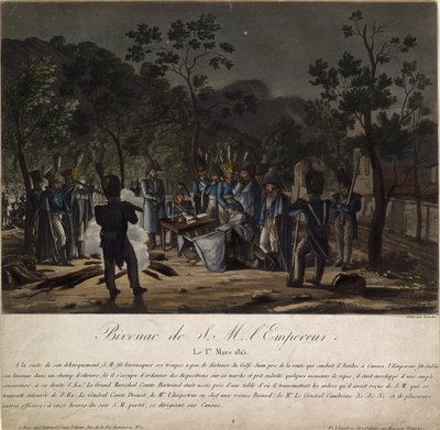 एल्बा से नेपोलियन की वापसी। 1 मार्च 1815, 1815 को गोल्फ-जुआन में नेपोलियन ने बीवोक किया द्वारा चार्ल्स फ्रेंकोइस गेब्रियल लेवाचेज़